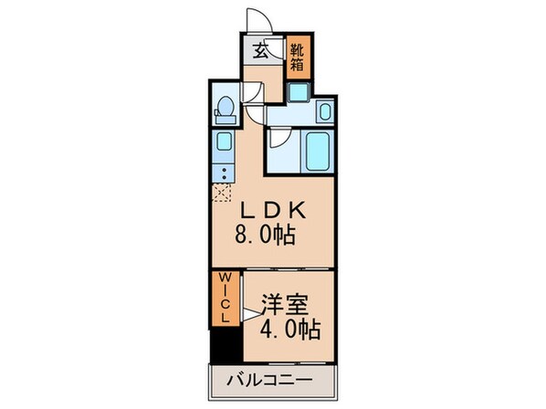 アーバネックス西天満の物件間取画像